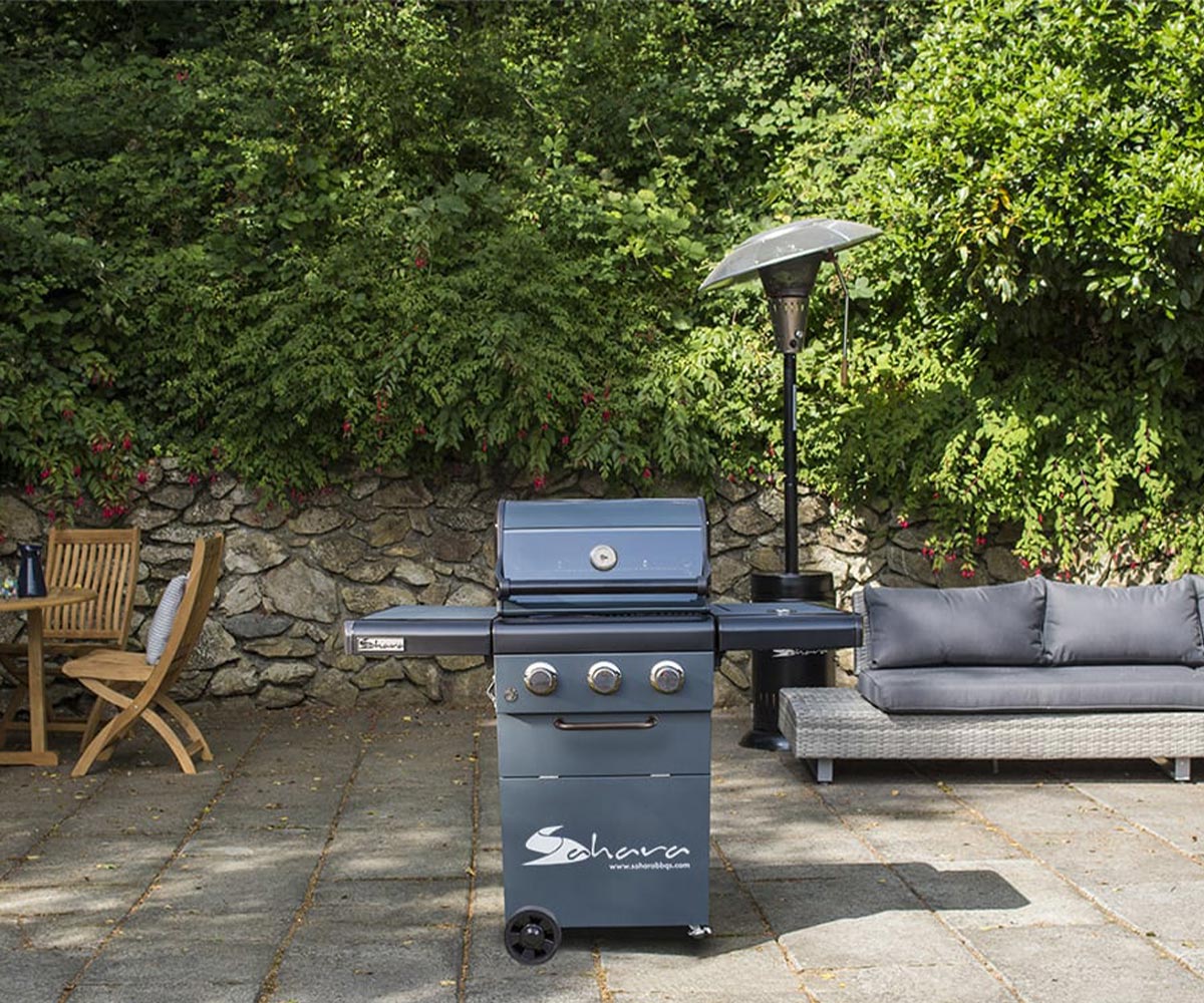 Aygaz X350 Klasik Barbekü - Gri Mavi