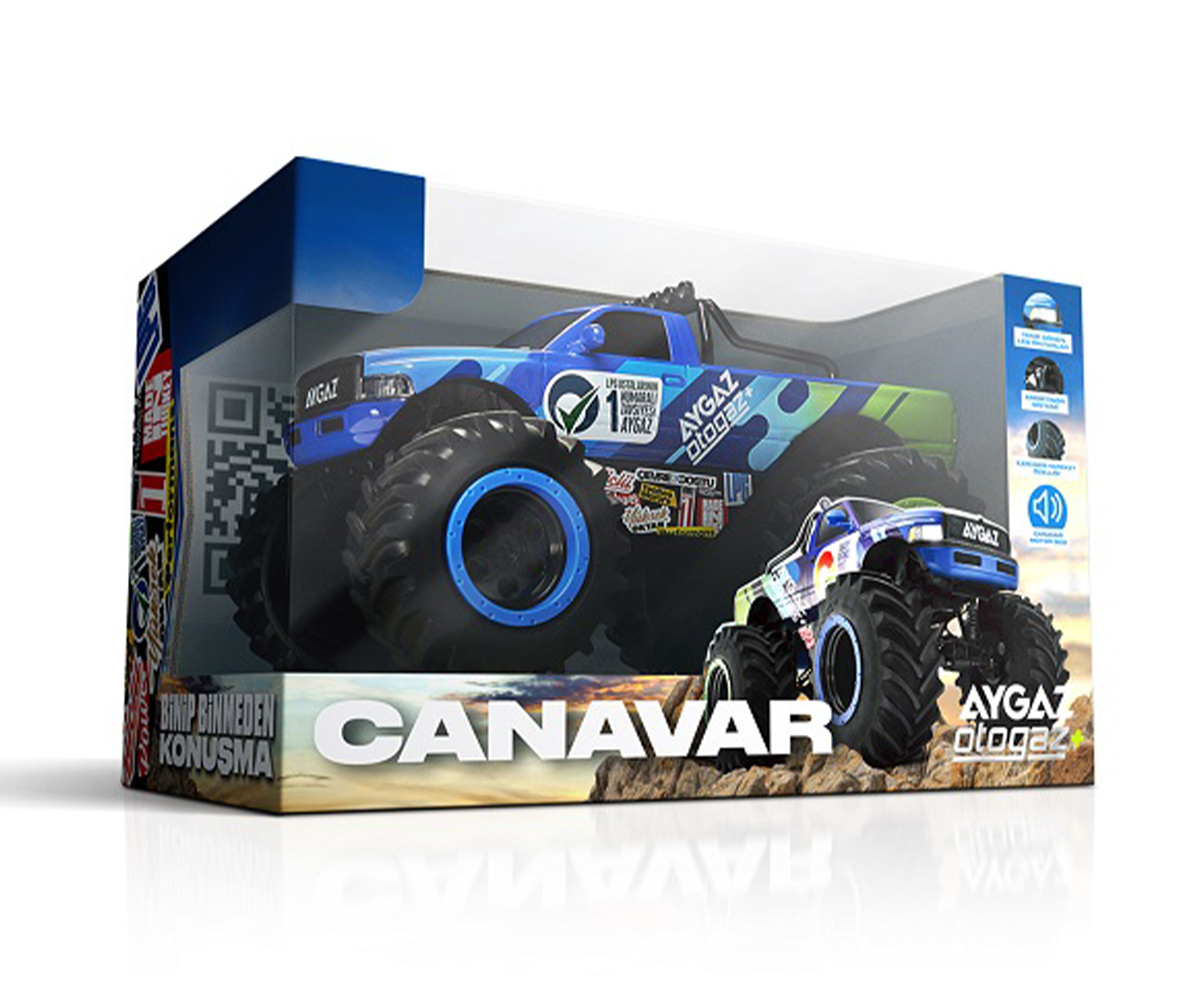 Aygaz Canavar Oyuncak - Mavi