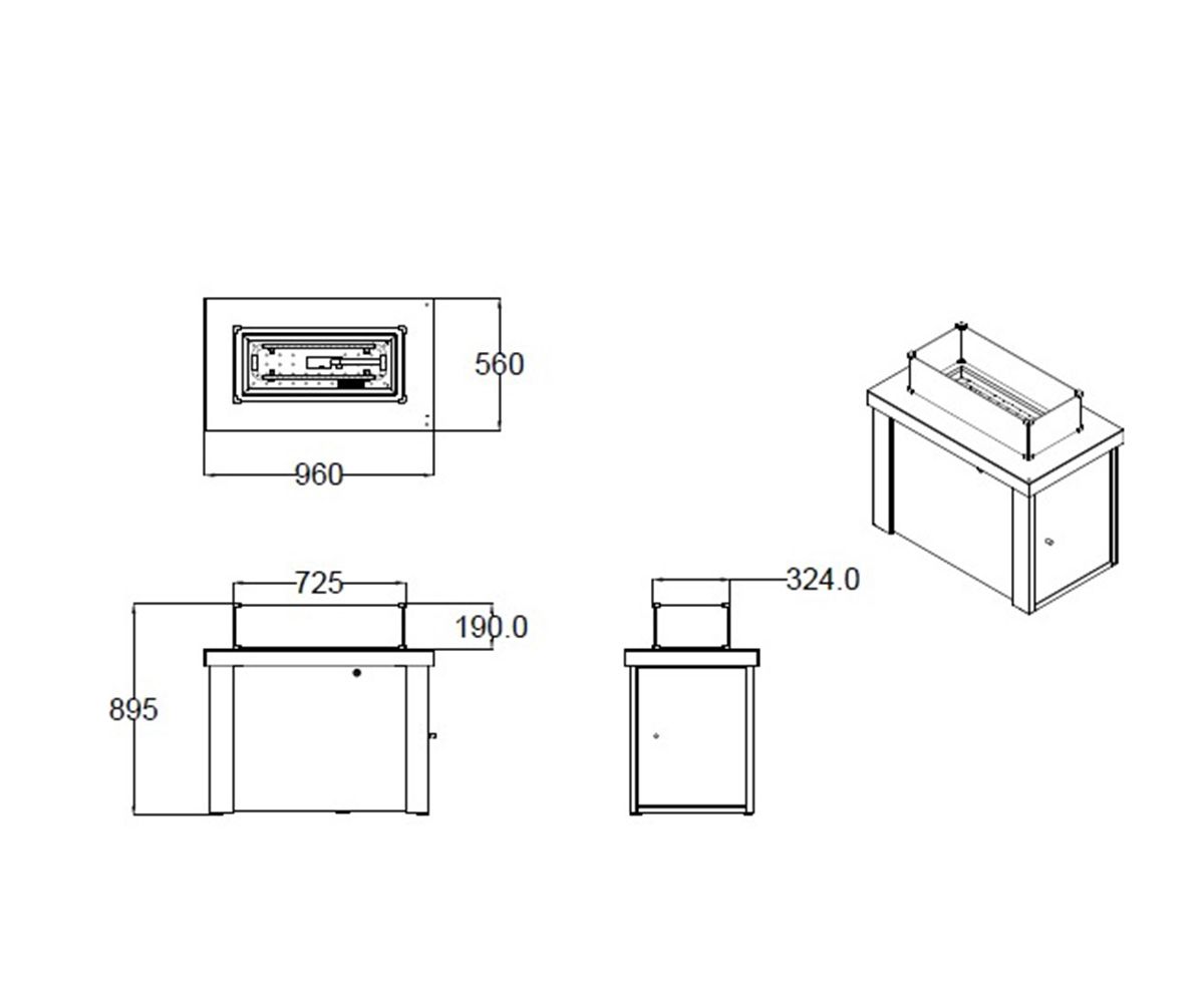 Aygaz Lhotse 960 GB Dış Mekan Isıtıcı - Cam Boncuklu
