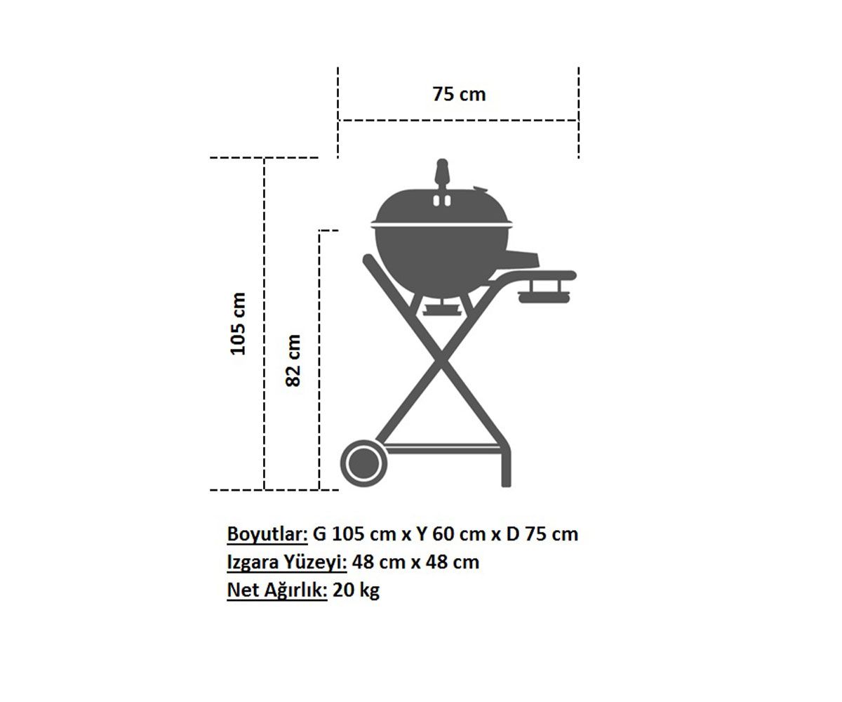 Aygaz Ambri 480 G Yeni Nesil Barbekü