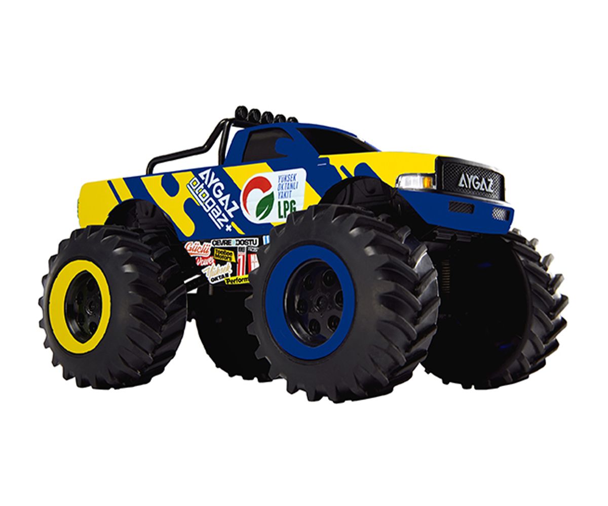 Aygaz Canavar Oyuncak - Sarı Lacivert