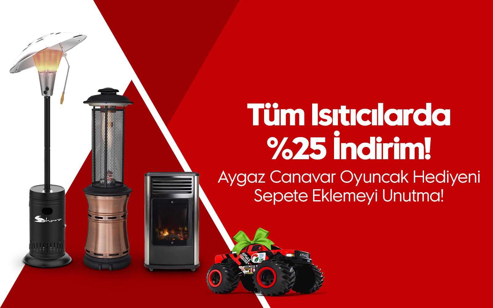 Şehre Dönüş Kampanyasında Isıtıcılarda %25 İndirim!