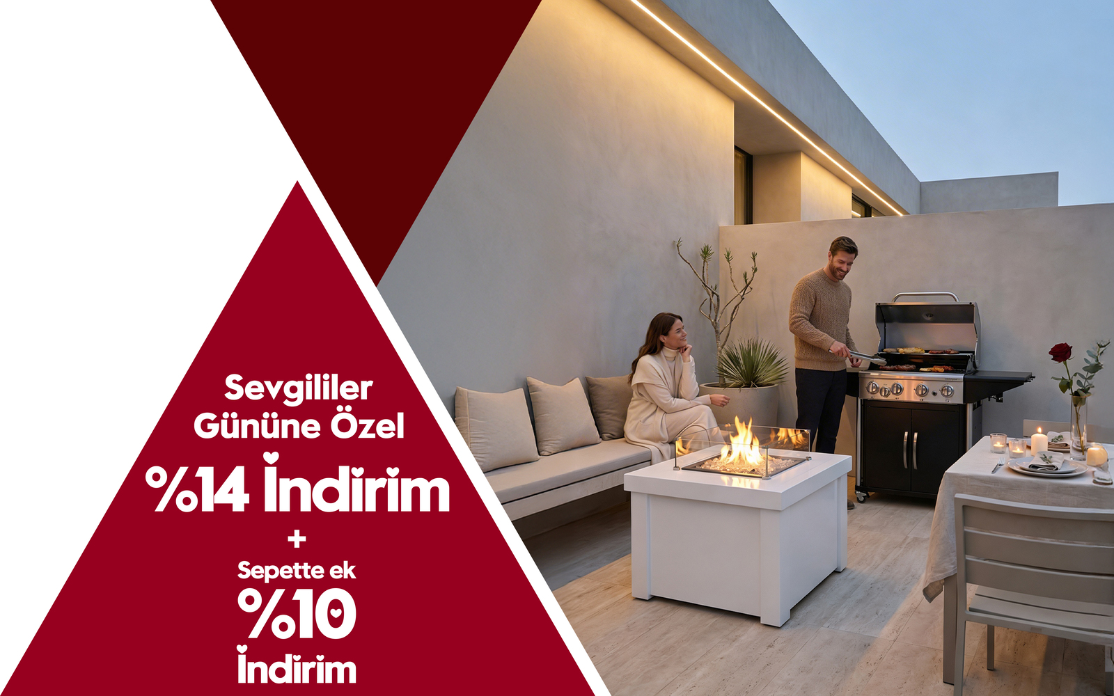 Sevgililer Günü'ne Özel %10 Ek İndirim