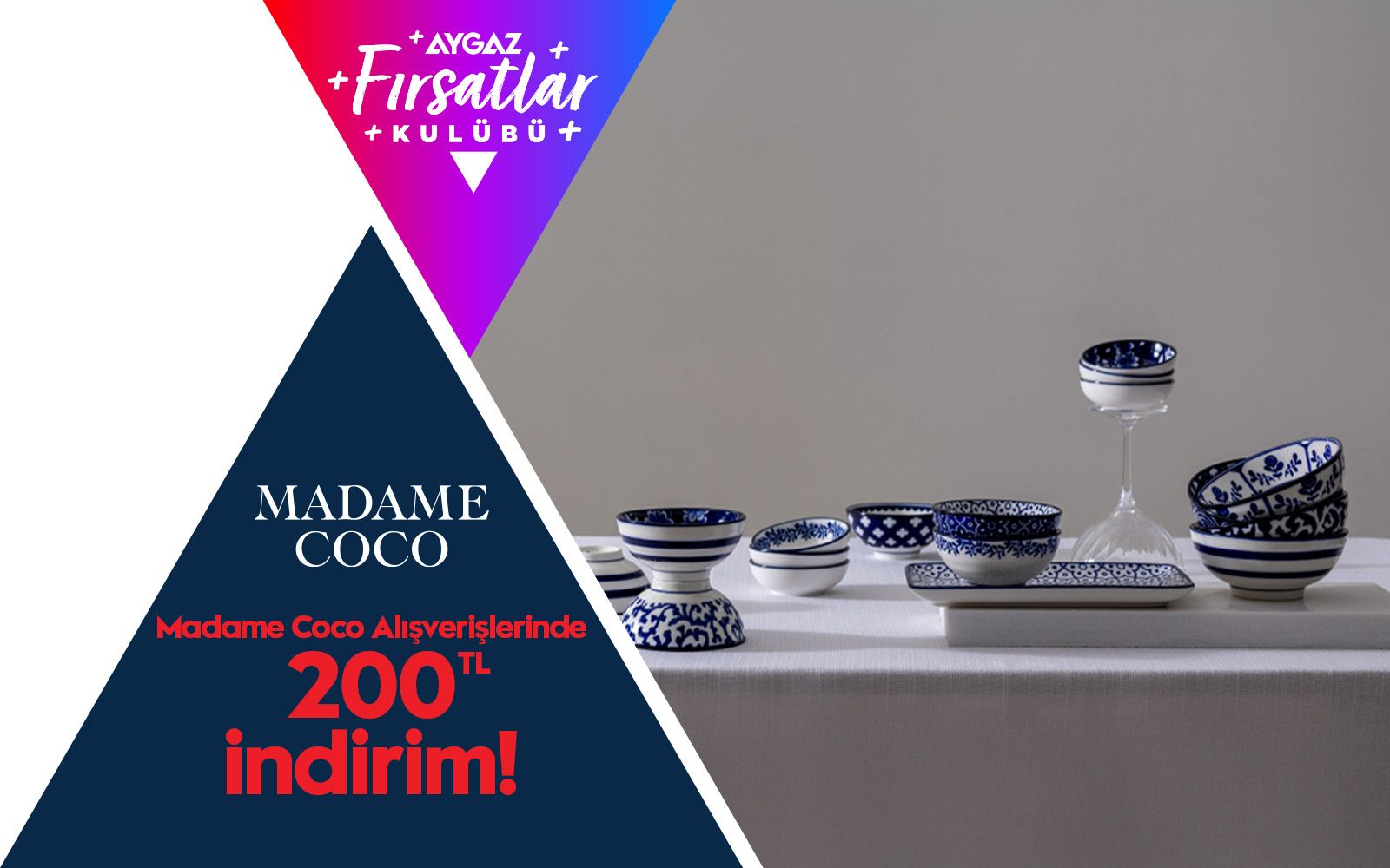 Aygazlılara Madame Coco’da İndirim!
