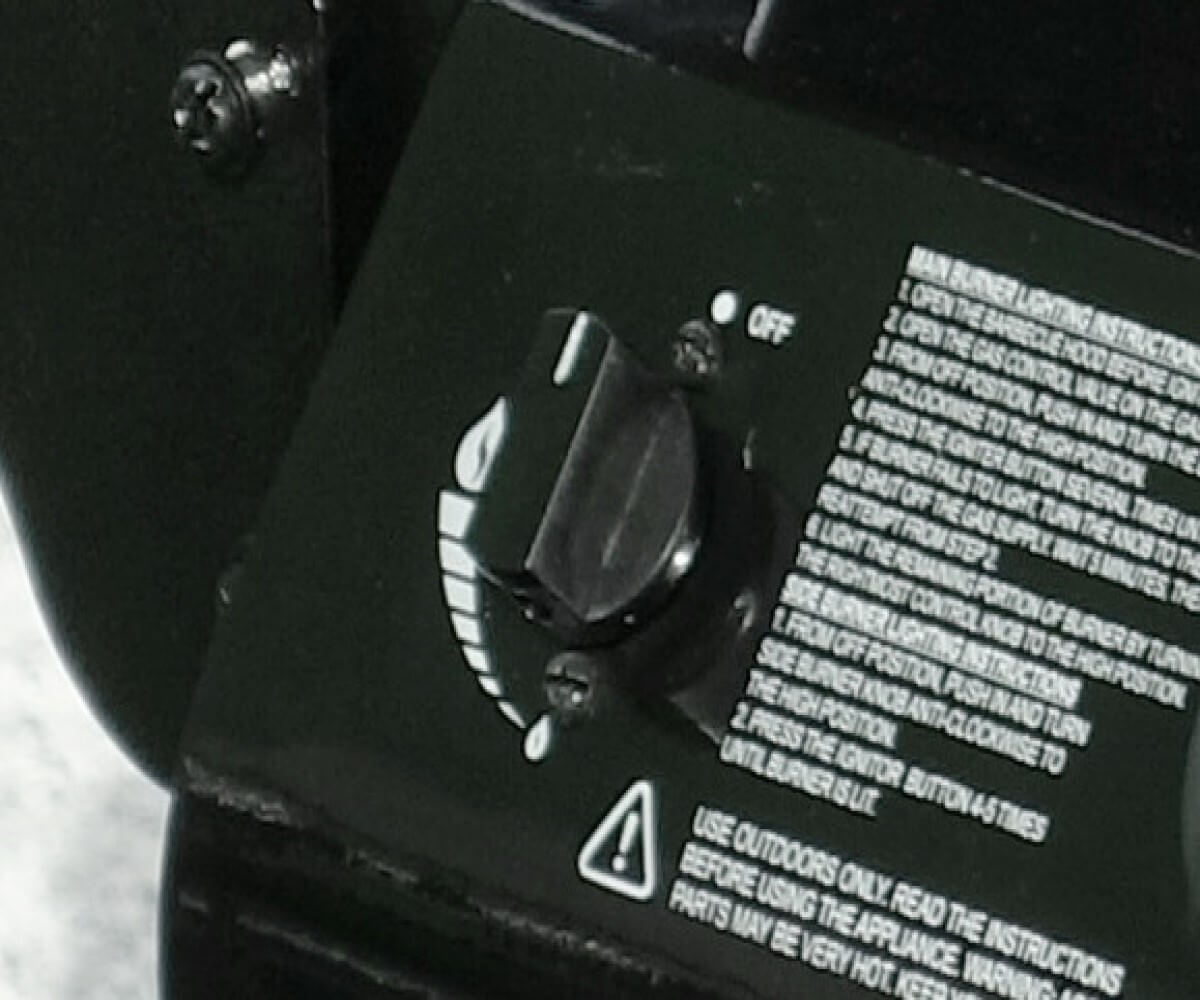 Aygaz Omega 300 Barbekü Yan Brülör Kumanda Düğmesi