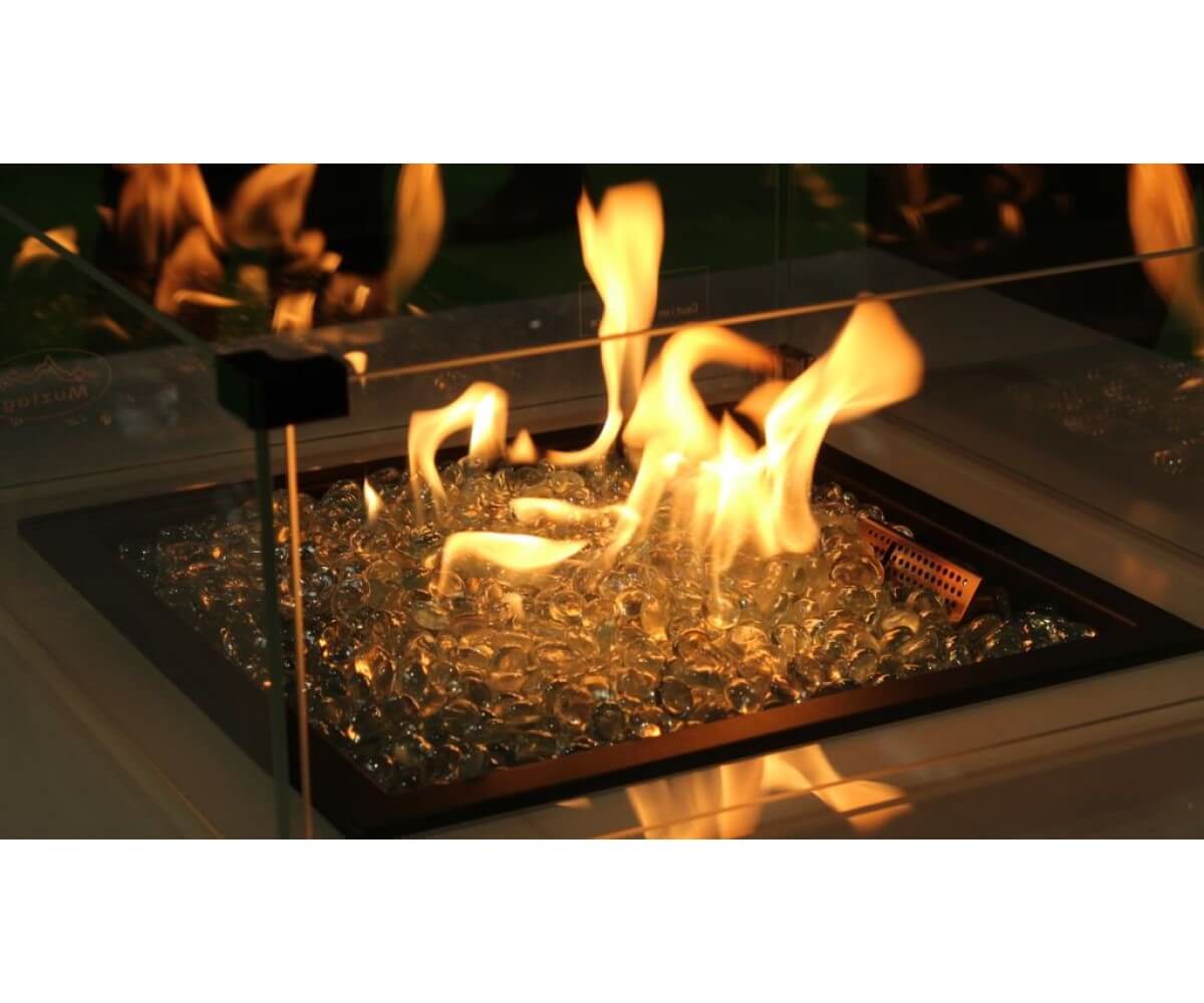 Aygaz Lhotse 817-S GB Dış Mekan Isıtıcı - Cam Boncuklu - Siyah