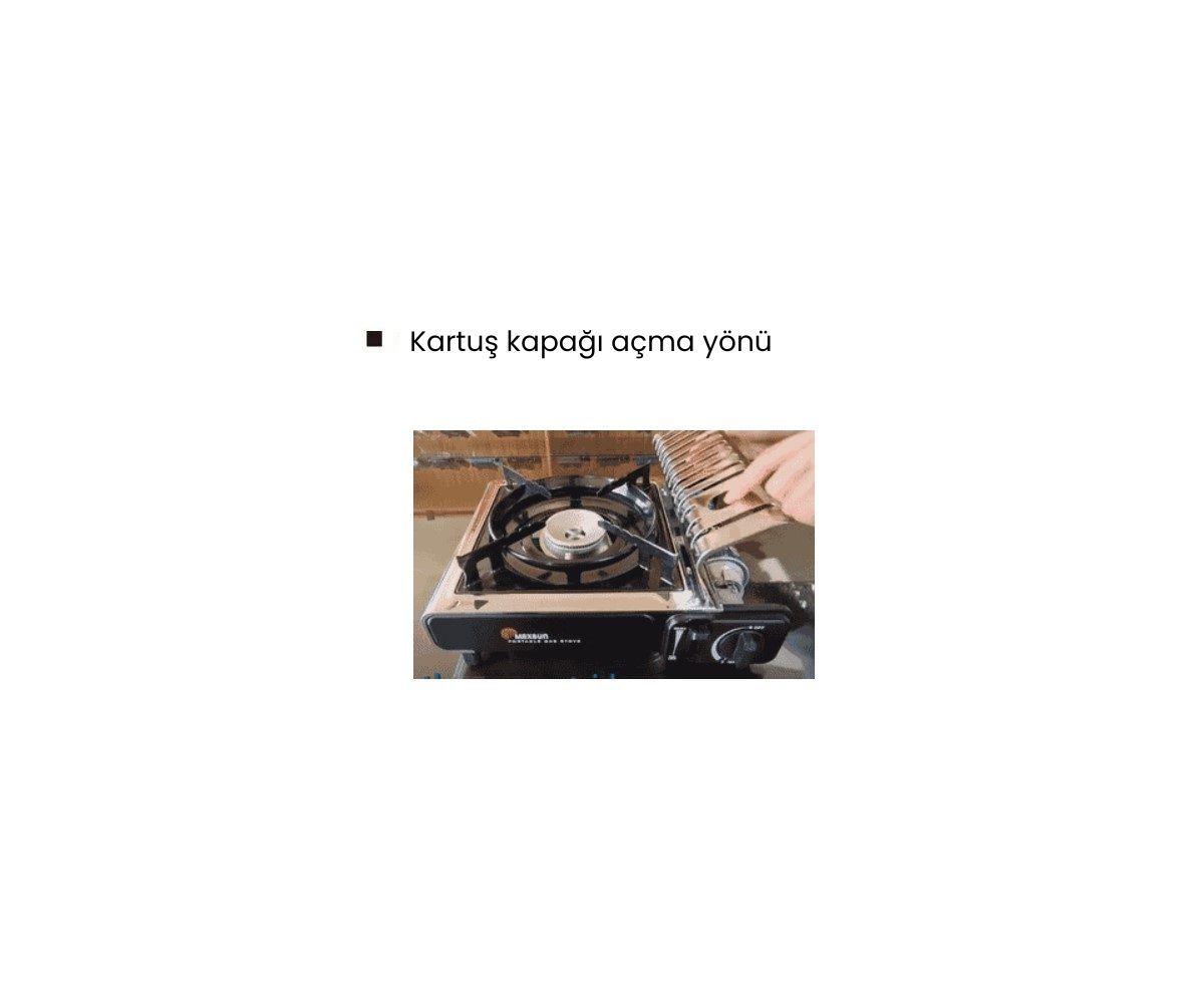 Aygaz MS-2500BS-1 FSD Kamp Tipi Kartuşlu Ocak