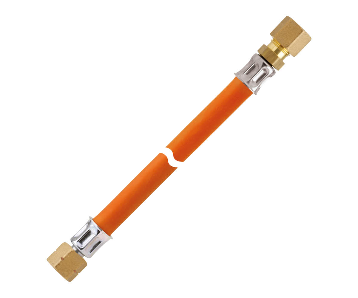 Aygaz Tekne Hortumu (10 Bar) G1/4-CF8(RVS8) (80 cm)