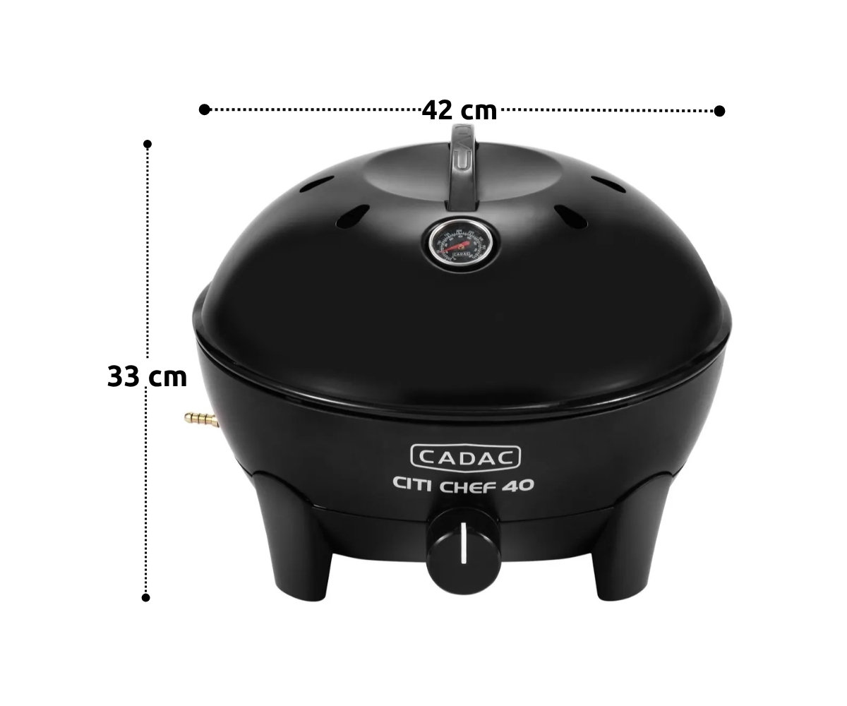 Cadac Citi Chef 40 Barbekü – Siyah 
