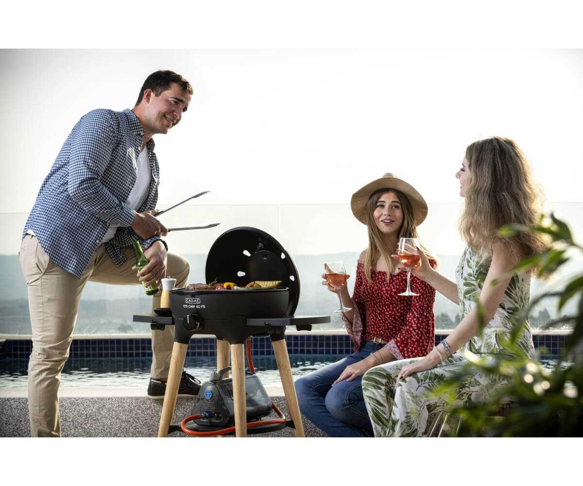 Cadac Citi Chef 40 FS Barbekü, Ahşap Ayaklı