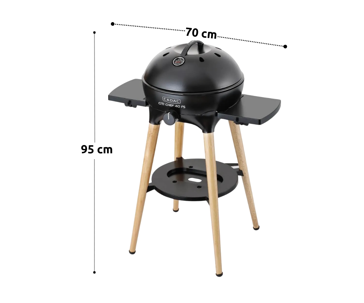 Cadac Citi Chef 40 FS Barbekü - Ahşap Ayaklı