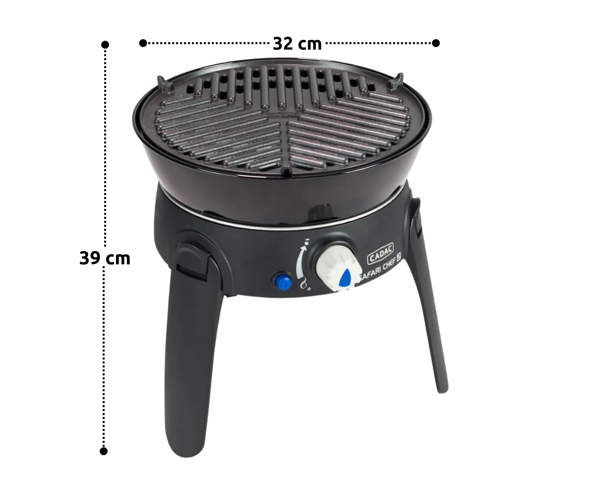 Cadac Safari Chef 30 HP Barbekü, Kartuşlu