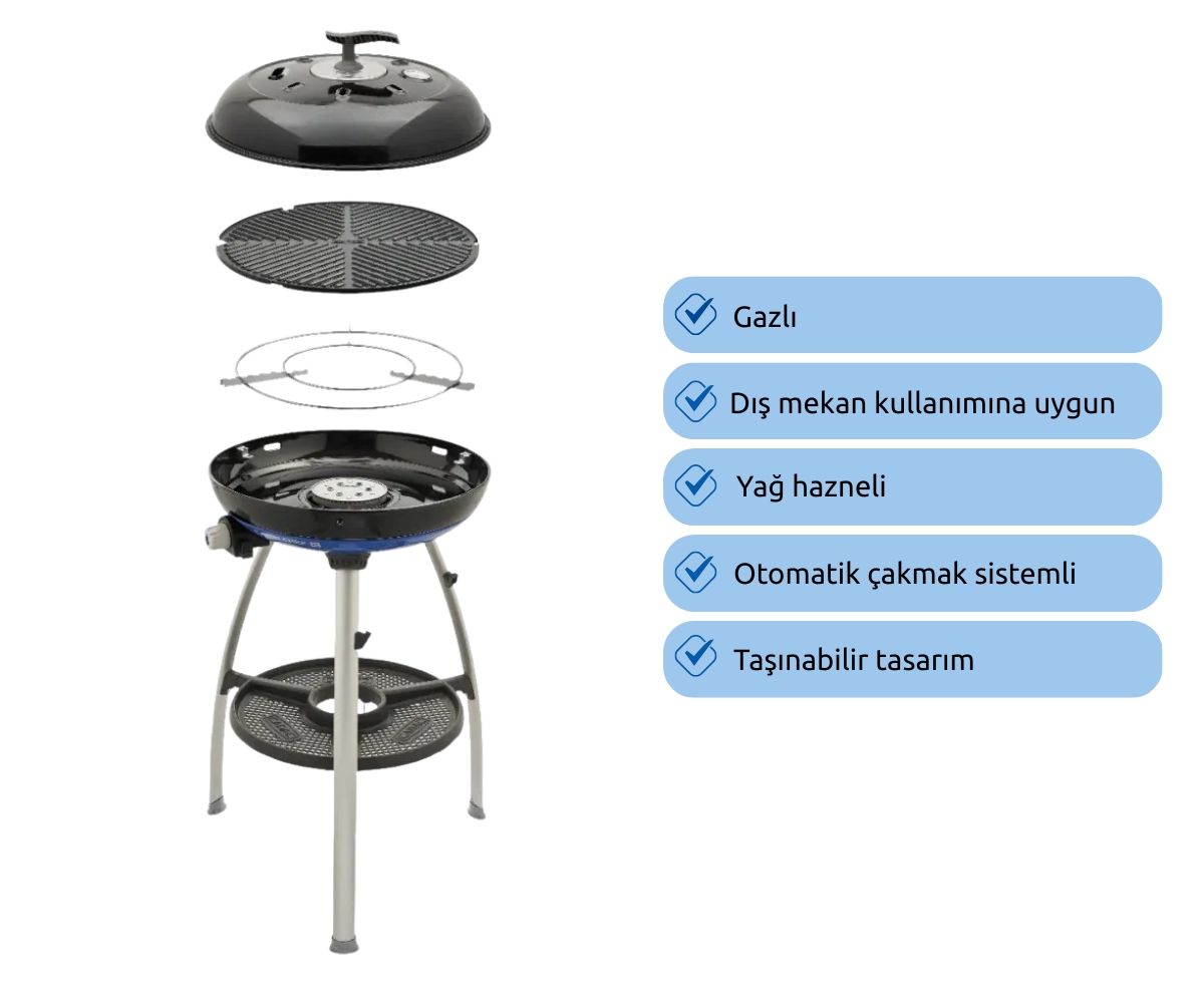 Cadac Carri Chef 50 Barbekü - Alüminyum Ayaklı