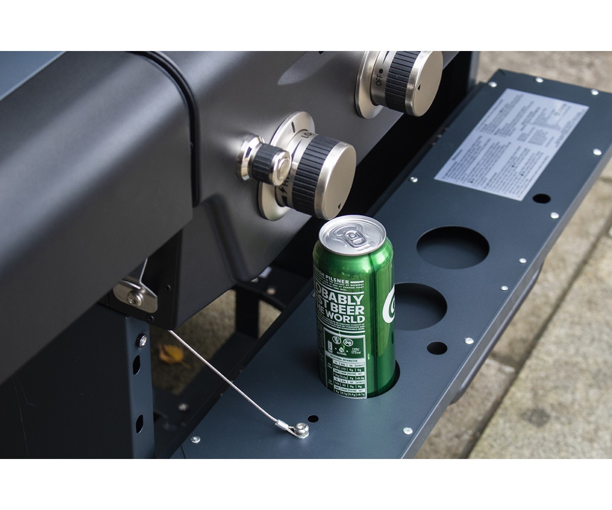 Aygaz X350 Klasik Barbekü - Gri Mavi - LED Işıklı