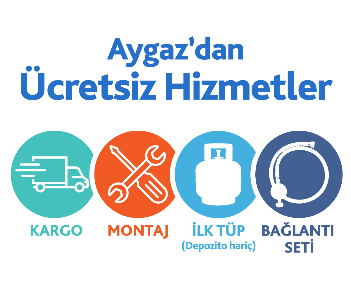 Aygaz Palmiye Soba Dış Mekan Isıtıcı – Çelik