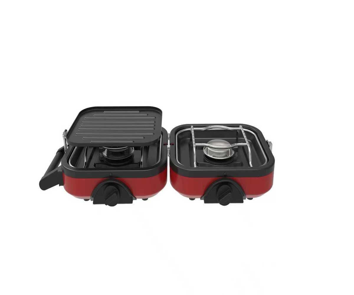 Çift Gözlü Katlanabilir Kartuşlu Kamp Ocağı