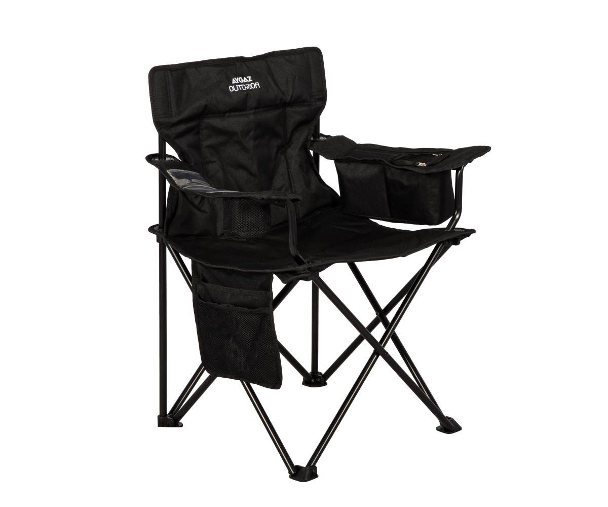 Aygaz Kamp Sandalyesi Cool Ice - Siyah