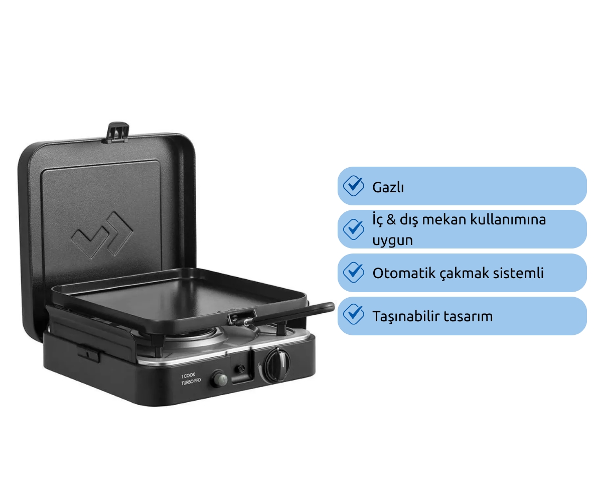 Cadac 1 Cook Turbo FFD Barbekü Düz Izgara Plakası