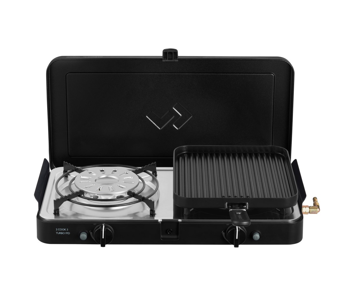 Cadac 2 Cook 3 T-FFD Turbo Deluxe İç Mekan Kullanımına Uygun Barbekü