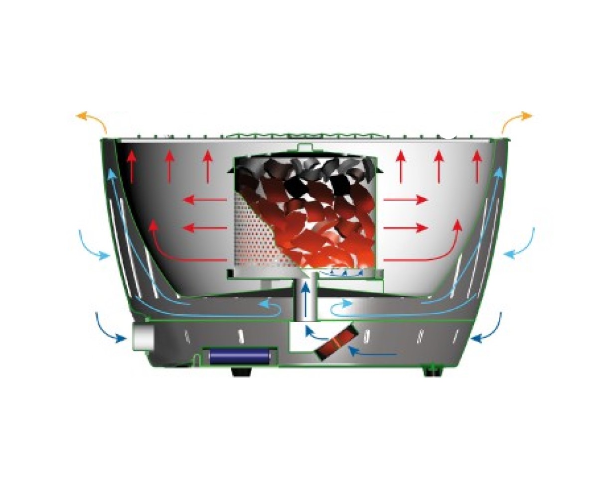 LOTUSGRILL-KLASİK BBQ MAVİ G-TB-34P