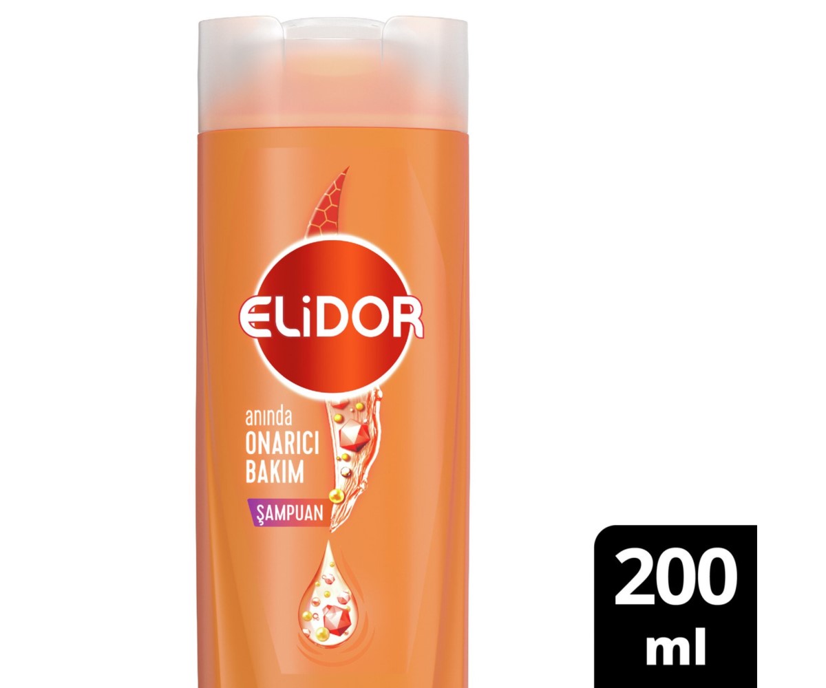 Elidor Superblend Saç Bakım Şampuanı Anında Onarıcı Bakım Vitamin C Ceramides Keratin 200 ML