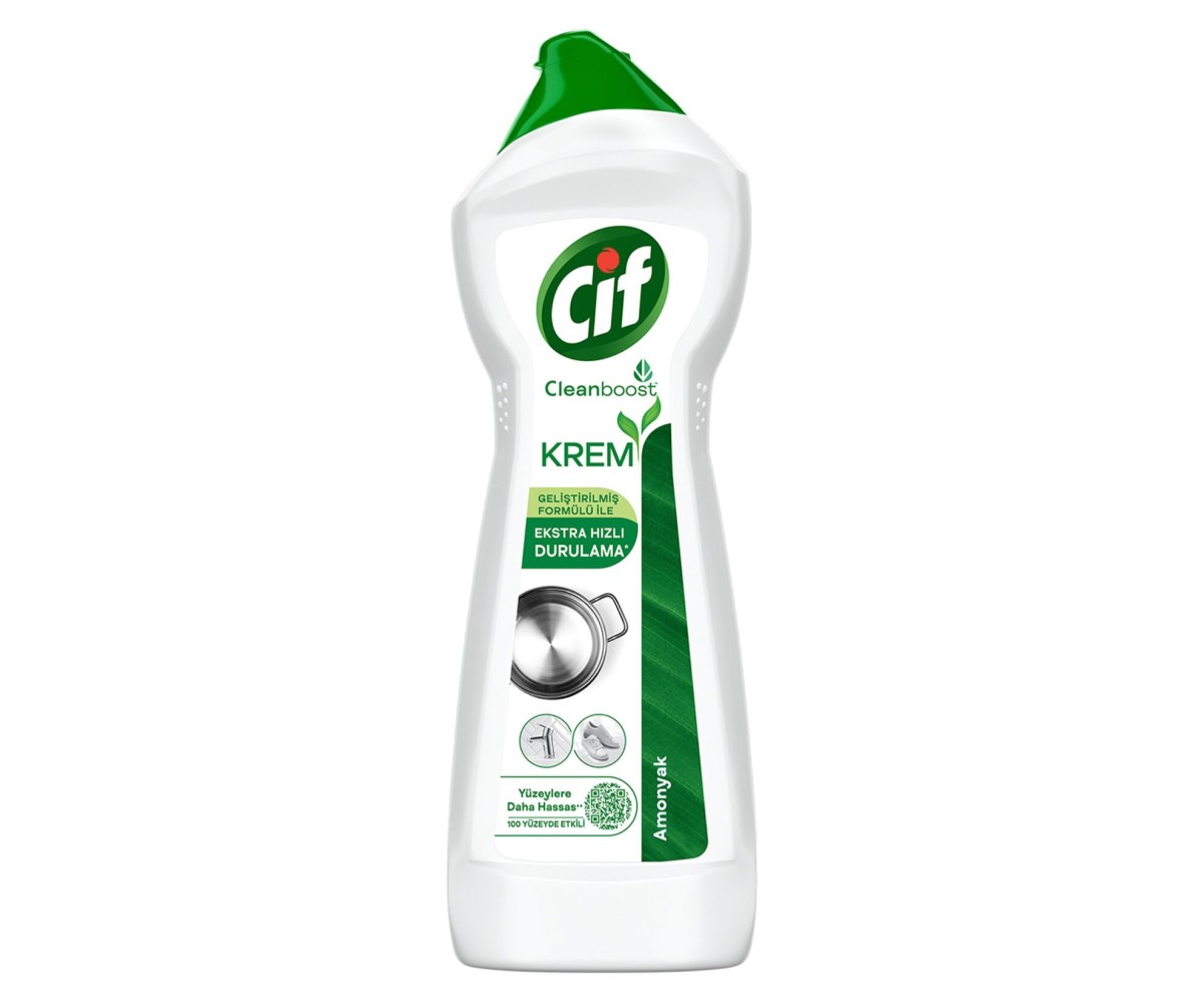 Cif Krem Yeni Nesil Yüzey Temizleyici Amonyak 750 Ml