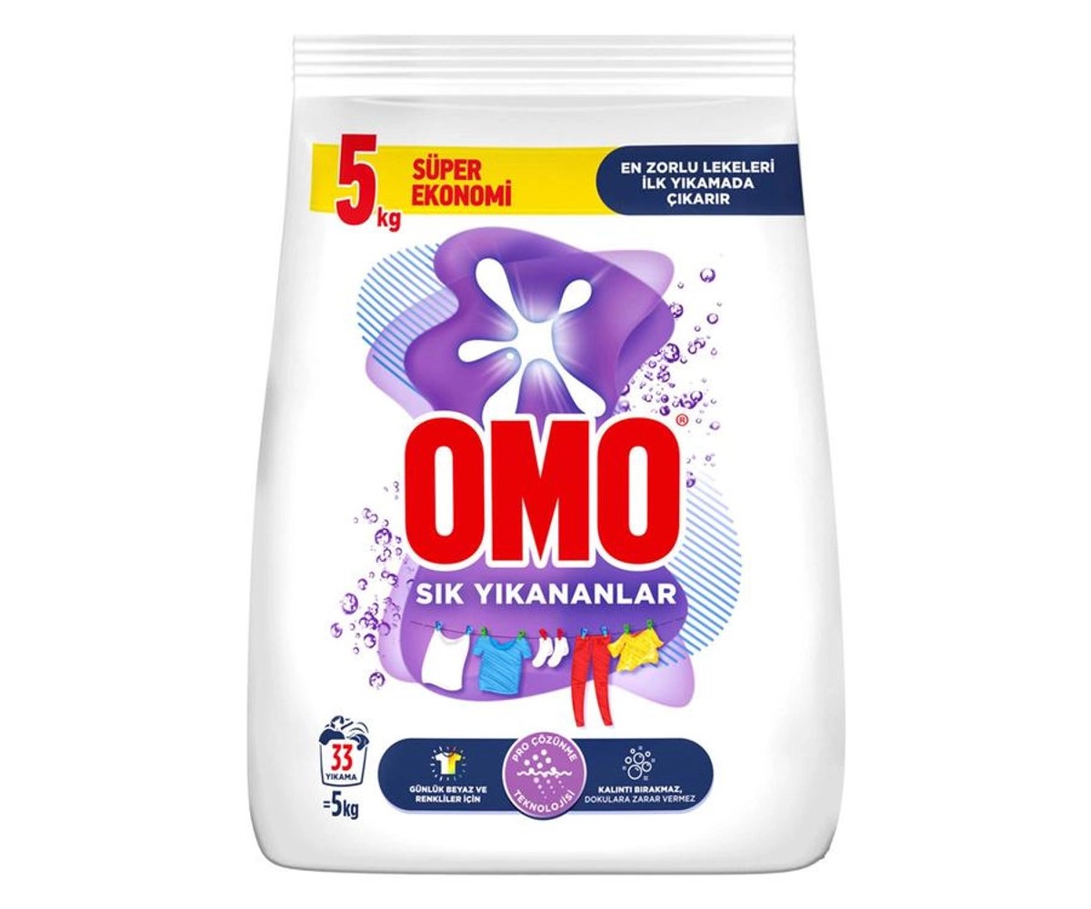 Omo Toz Deterjan Sık Yıkananlar 5 kg