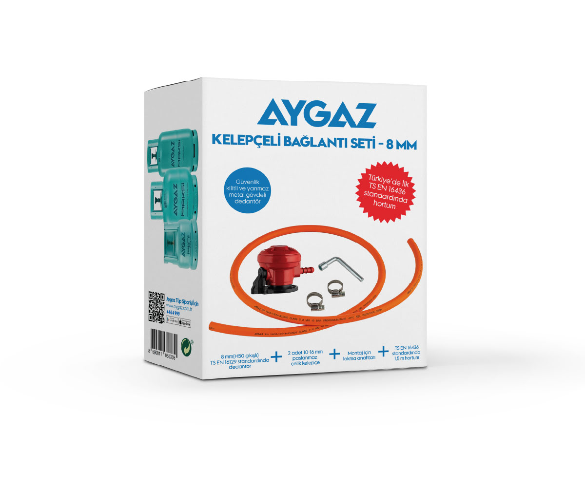 Kelepçeli Bağlantı Seti 8 mm