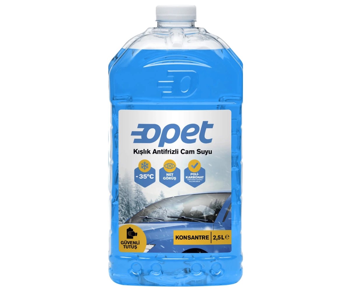 Opet Kışlık Antifrizli Cam Suyu 2,5 L