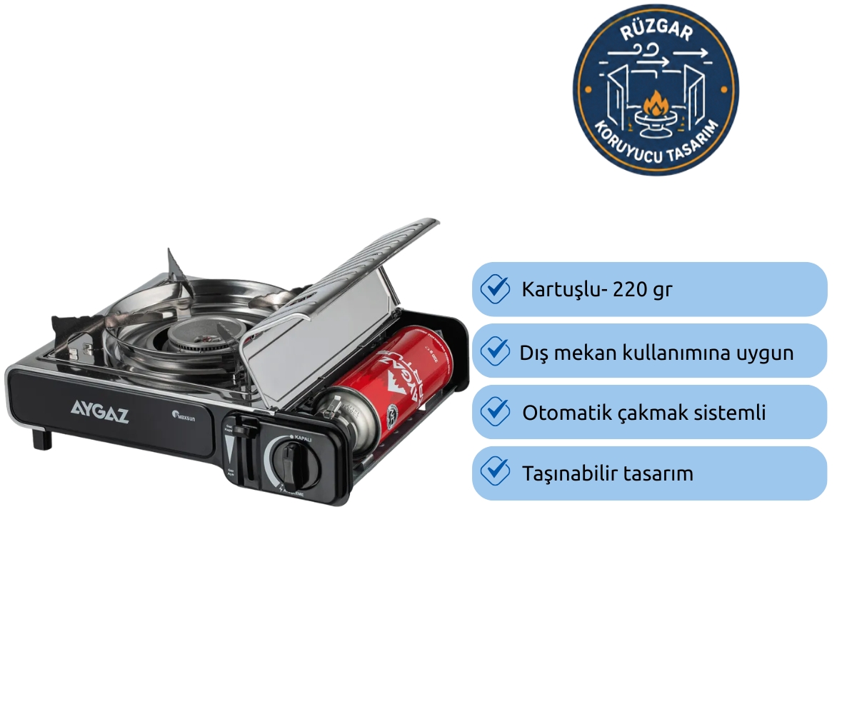 Aygaz MS-BSF Taşınabilir Kartuşlu Kamp Ocağı