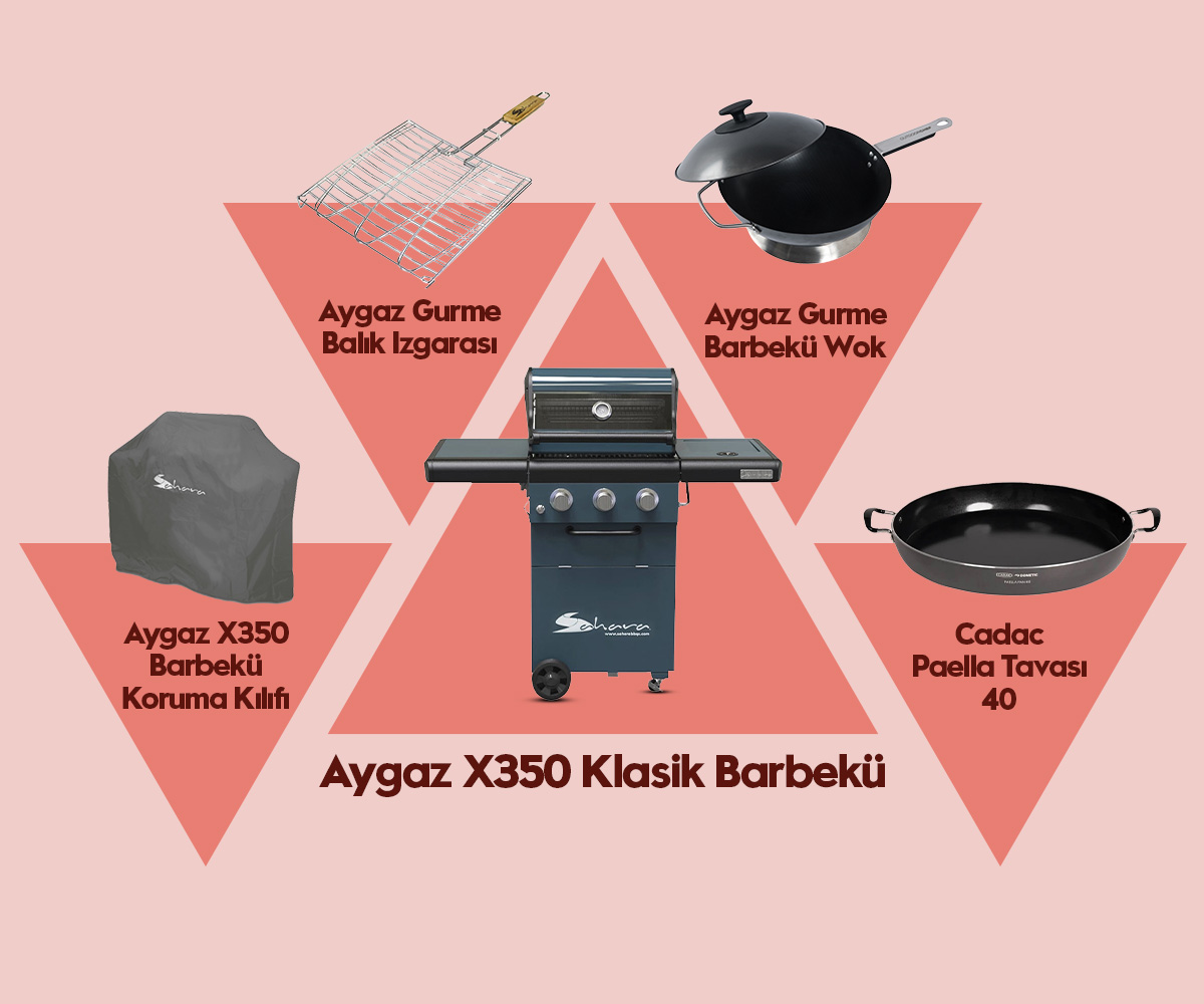 X350 Klasik Barbekü Seti