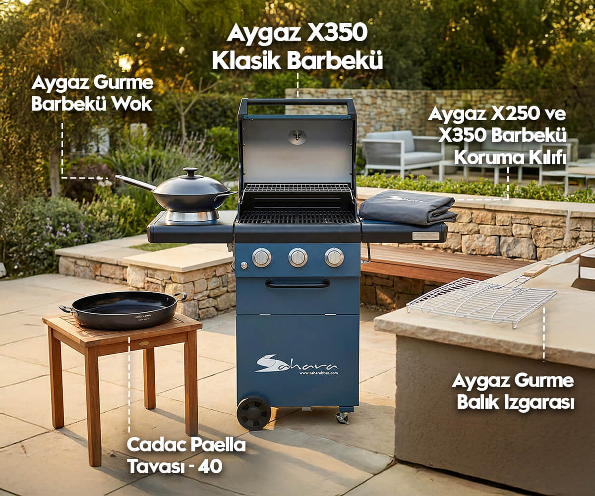 X350 Klasik Barbekü Seti