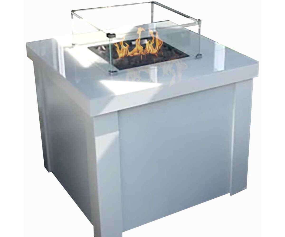 Aygaz Lhotse 817-B LR Dış Mekan Isıtıcı - Lav Taşlı - Beyaz