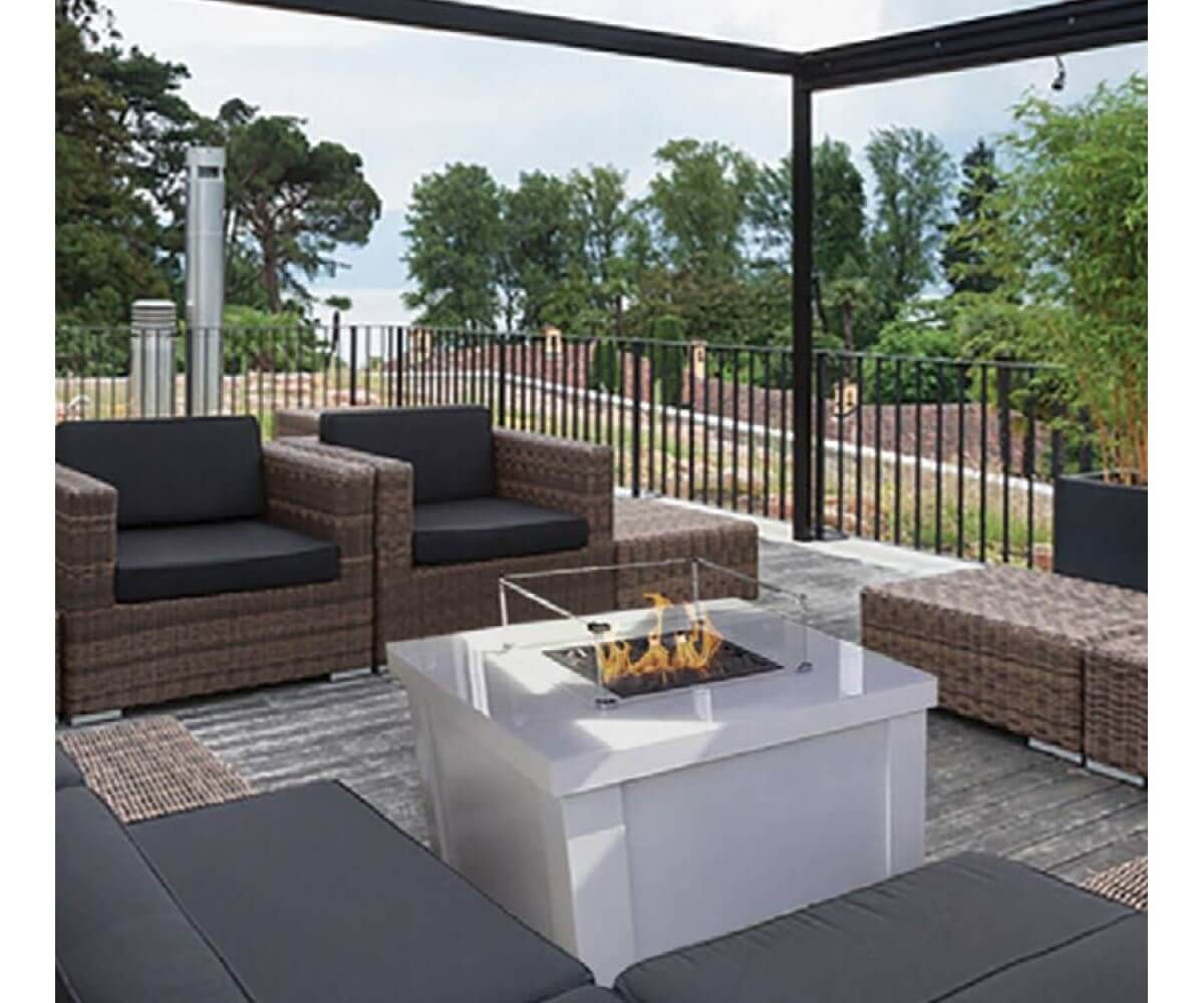 Aygaz Lhotse 817-B LR Dış Mekan Isıtıcı - Lav Taşlı - Beyaz