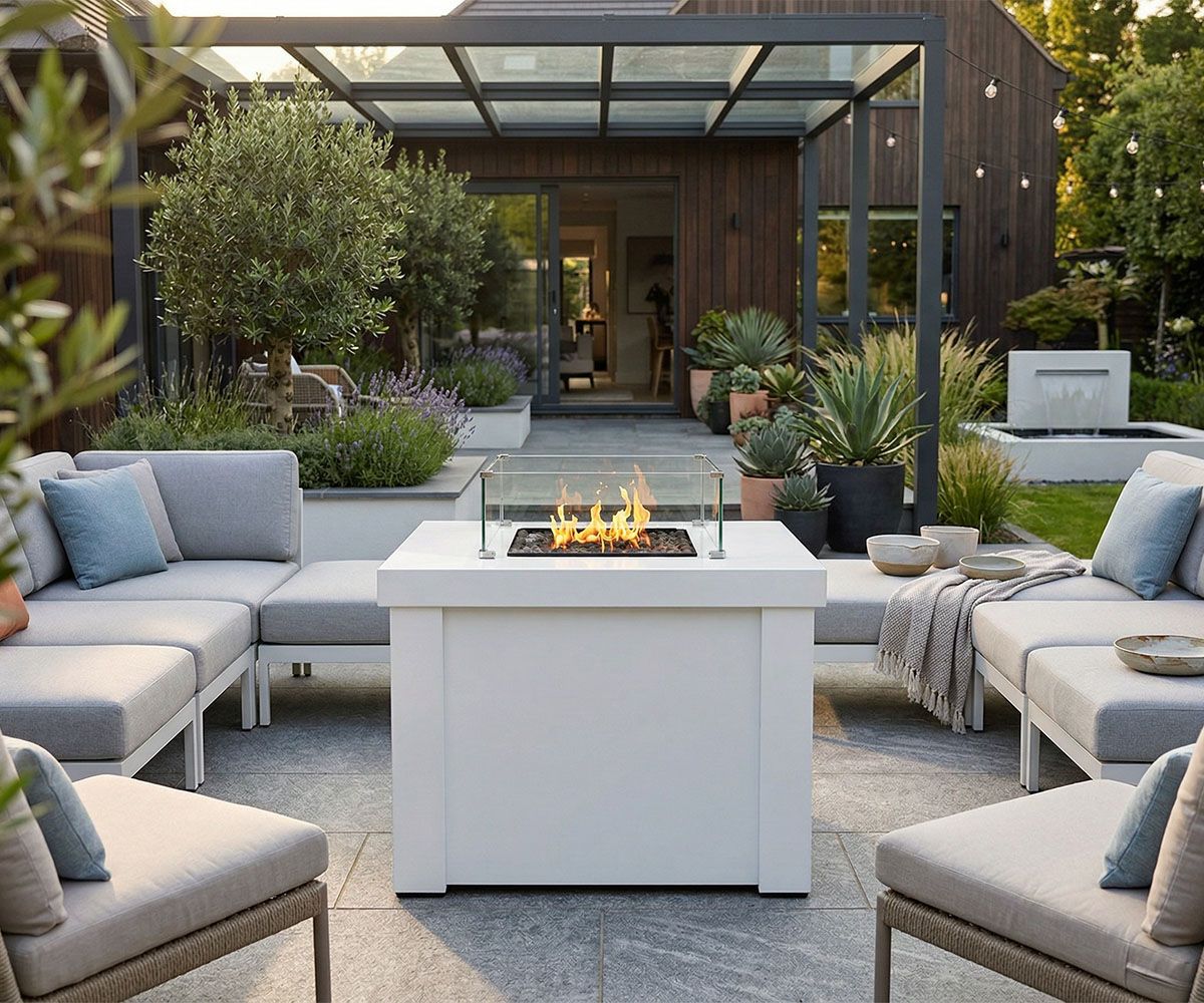 Aygaz Lhotse 817-B LR Dış Mekan Isıtıcı Lav Taşlı Beyaz - Kılıf Hediyeli