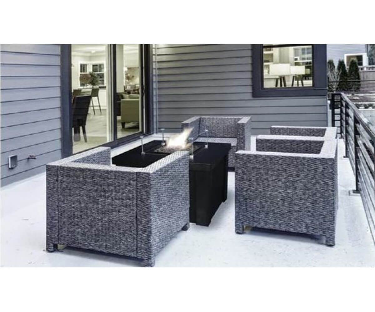 Aygaz Lhotse 817-S GB Dış Mekan Isıtıcı - Cam Boncuklu - Siyah