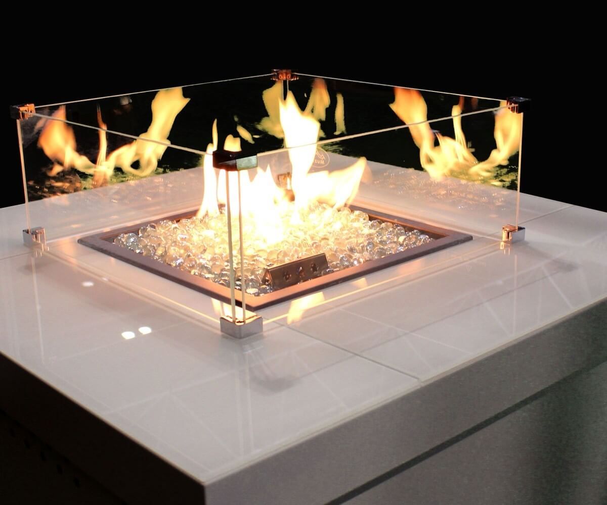 Aygaz Lhotse 817-B GB Dış Mekan Isıtıcı - Cam Boncuklu - Beyaz