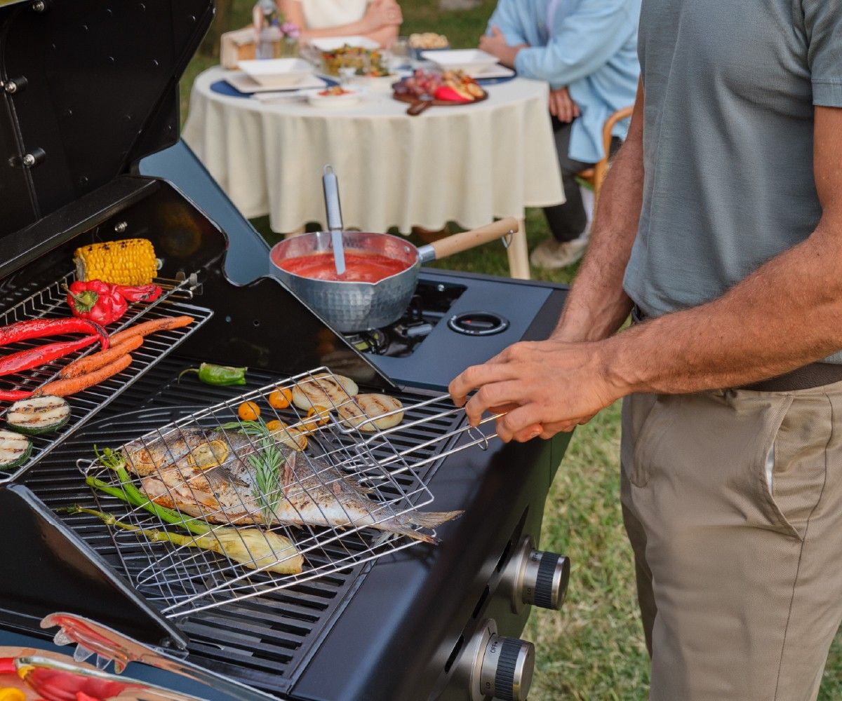 Aygaz X350 Klasik Barbekü - Gri Mavi