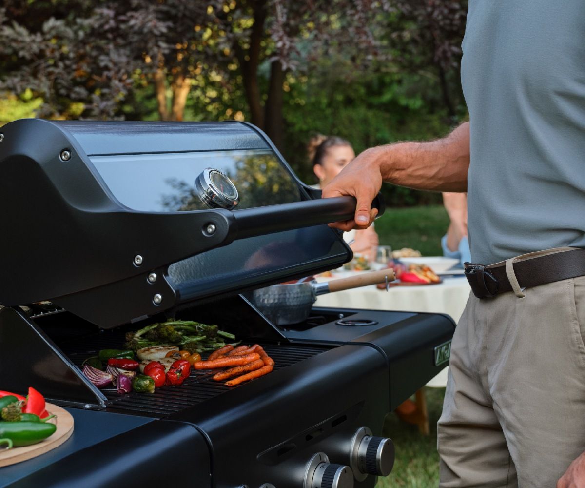 Aygaz X350 Klasik Barbekü - Gri Mavi