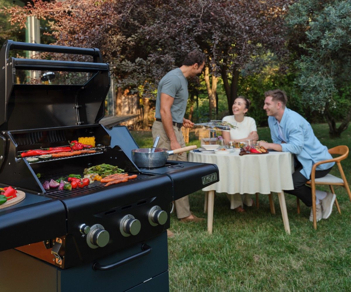 Aygaz X350 Klasik Barbekü - Gri Mavi