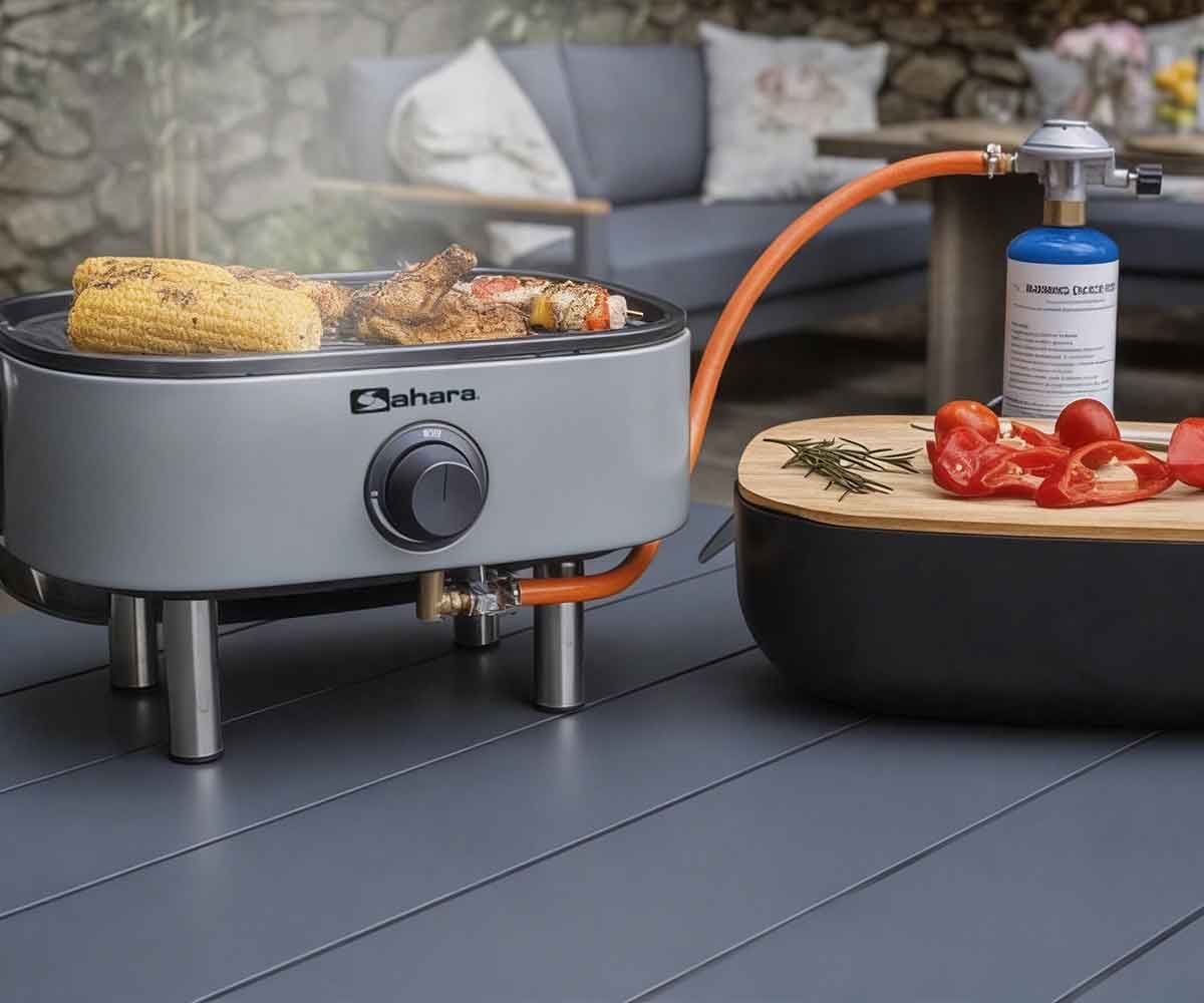 BARBEKÜ SAHARA MİNİ BBQ, GRİ