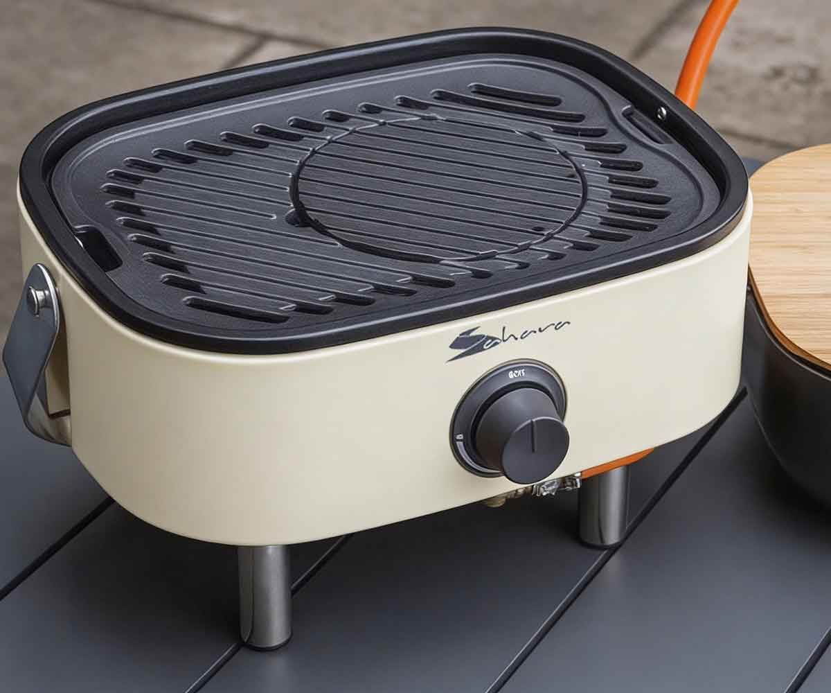 Aygaz Portatif Mini Barbekü - Krem
