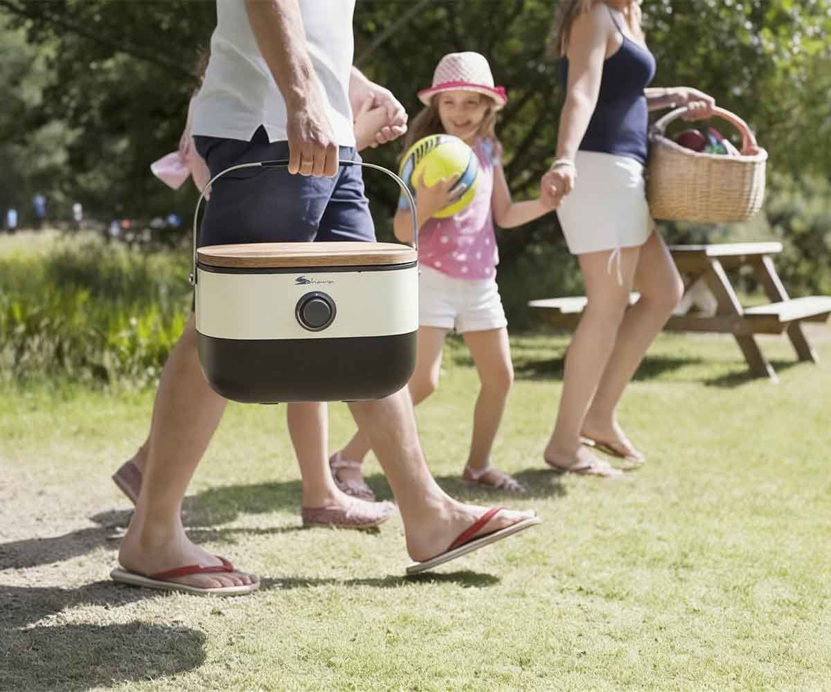 Aygaz Portatif Mini Barbekü - Krem
