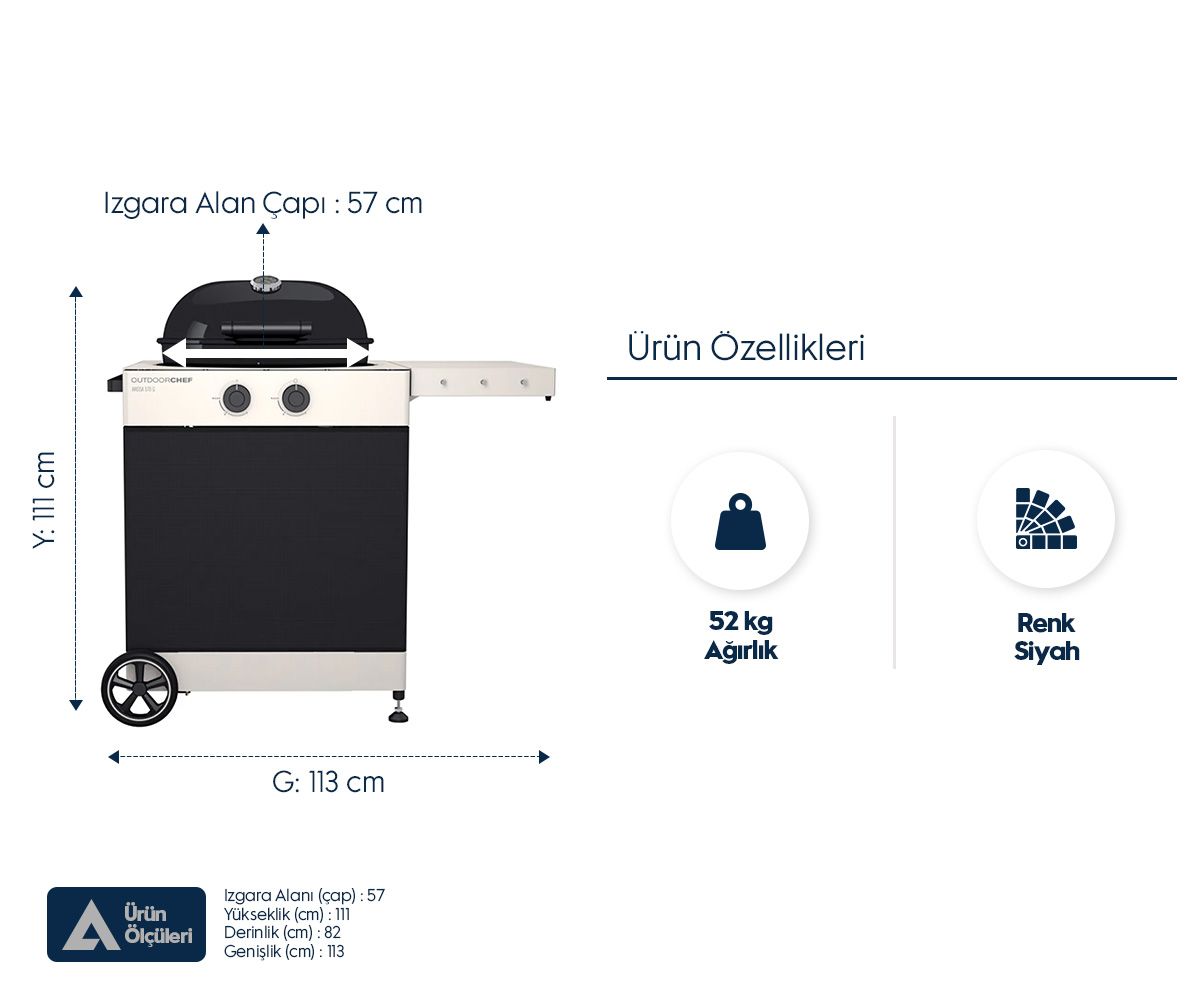 Aygaz Arosa 570 G TEX Yeni Nesil Barbekü - Tekstil Kabin