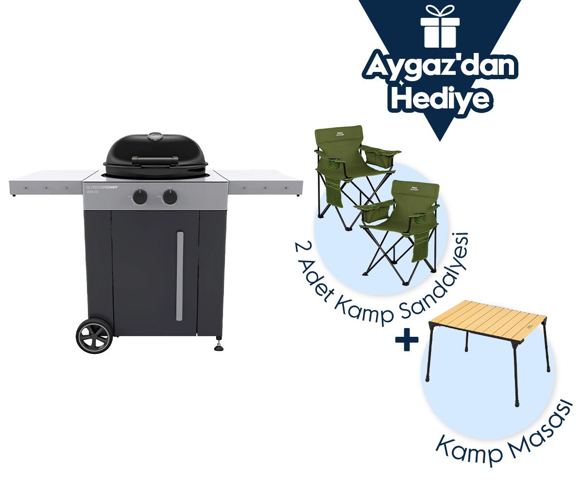 hediye ürün 2 kamp sandalyesi + 1 kamp masası