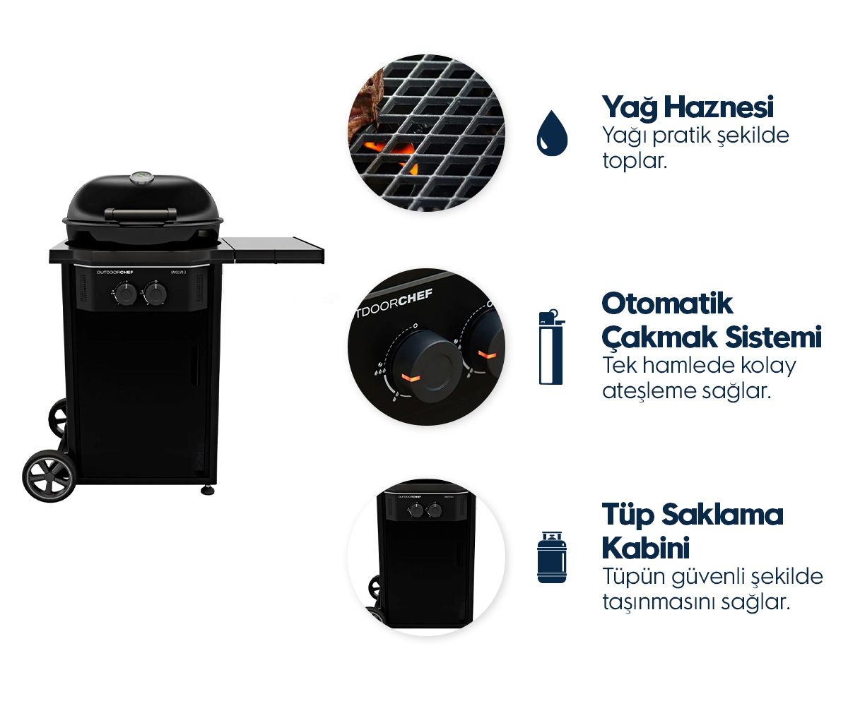 Aygaz Davos 570 G PRO Yeni Nesil Barbekü