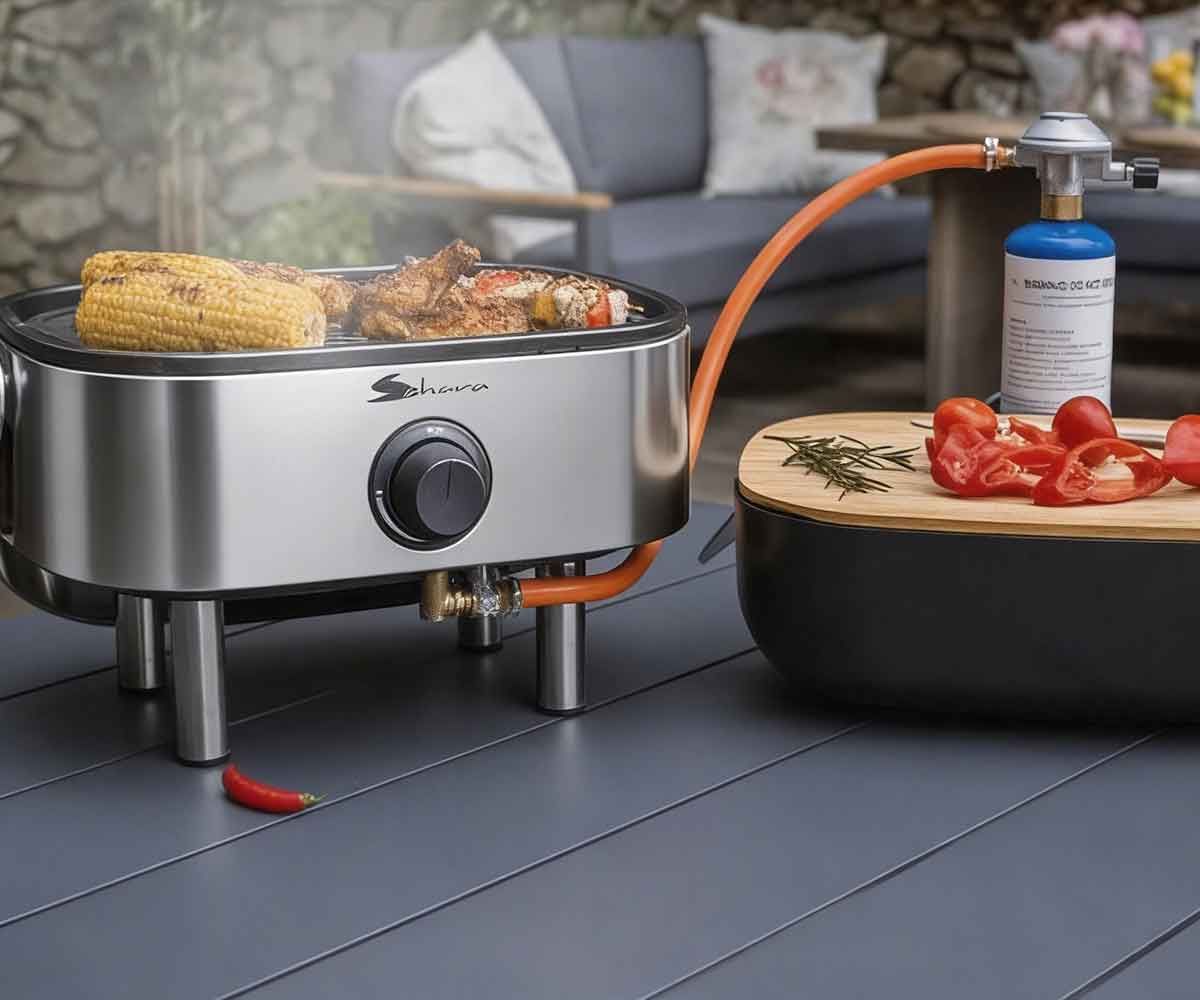 Aygaz Portatif Mini Barbekü - Metalik