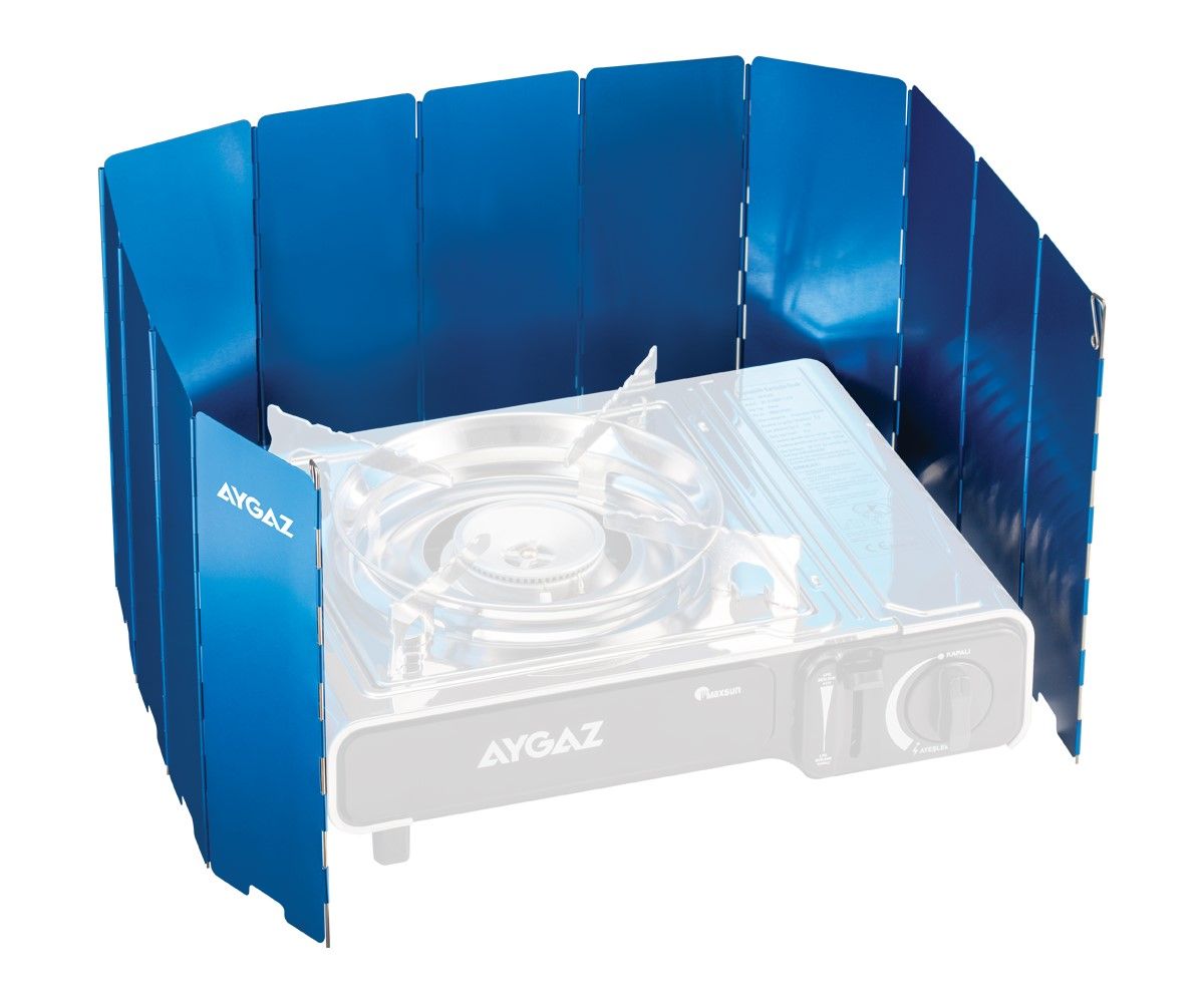 Aygaz Kartuşlu Ocak Rüzgar Koruması - Mavi