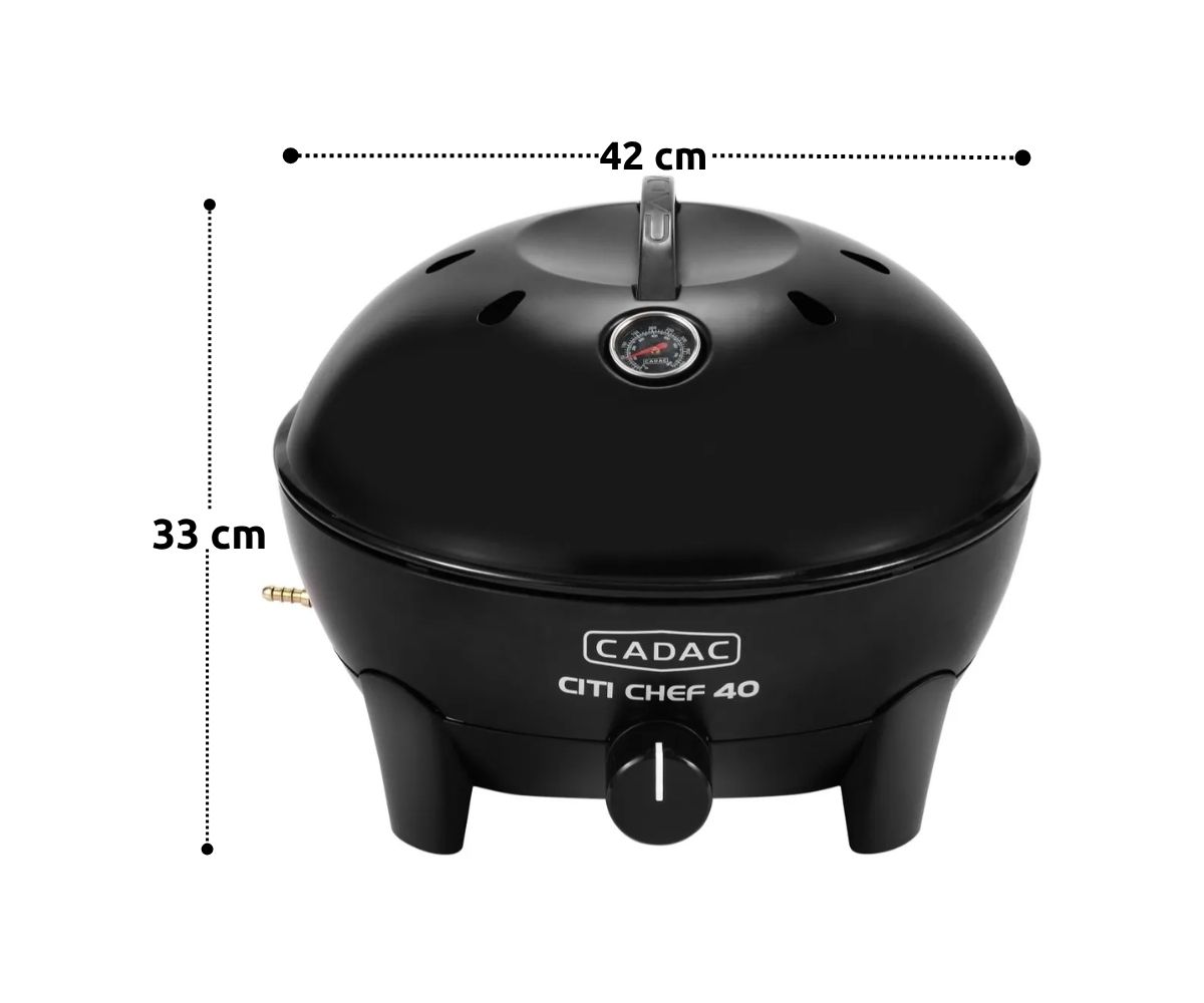 Cadac Citi Chef 40 Barbekü – Siyah 