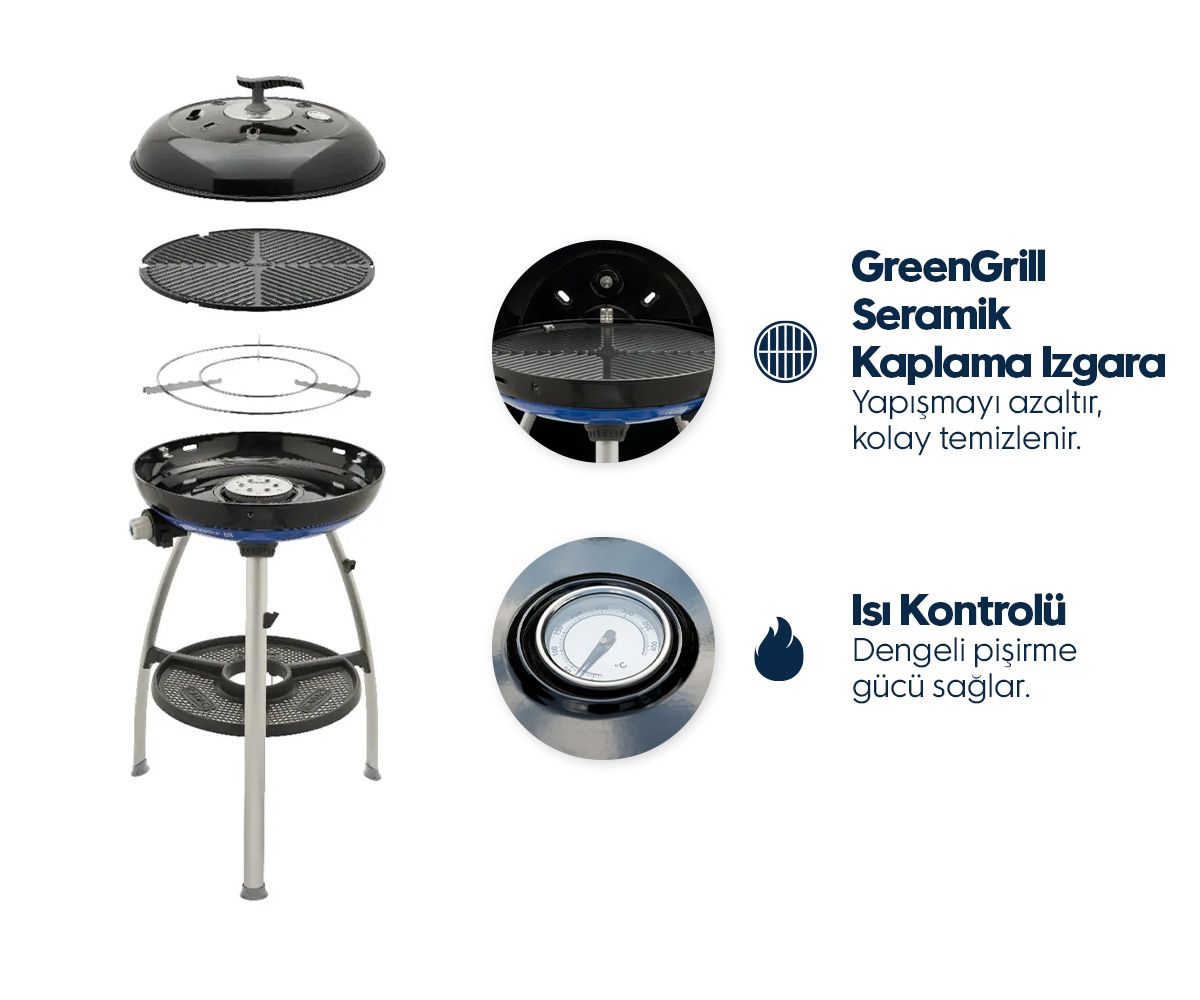 Cadac Carri Chef 50 Barbekü - Alüminyum Ayaklı